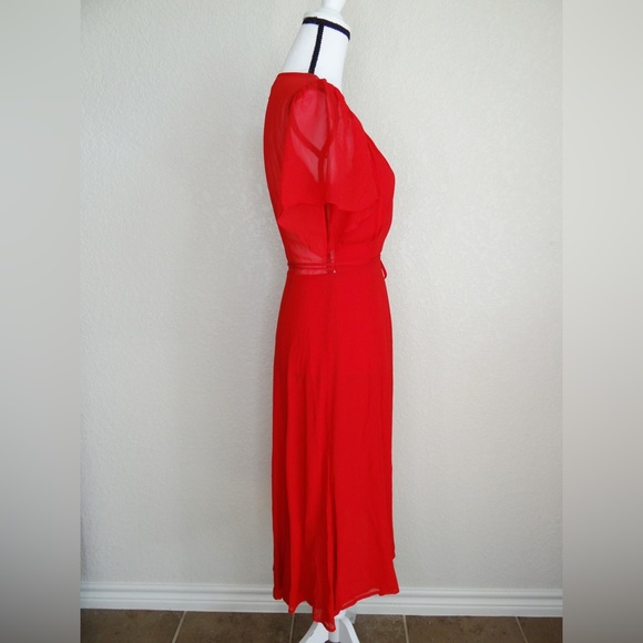 NWOT Reformation Frances Red Dress Size XS - Picture 4 of 7